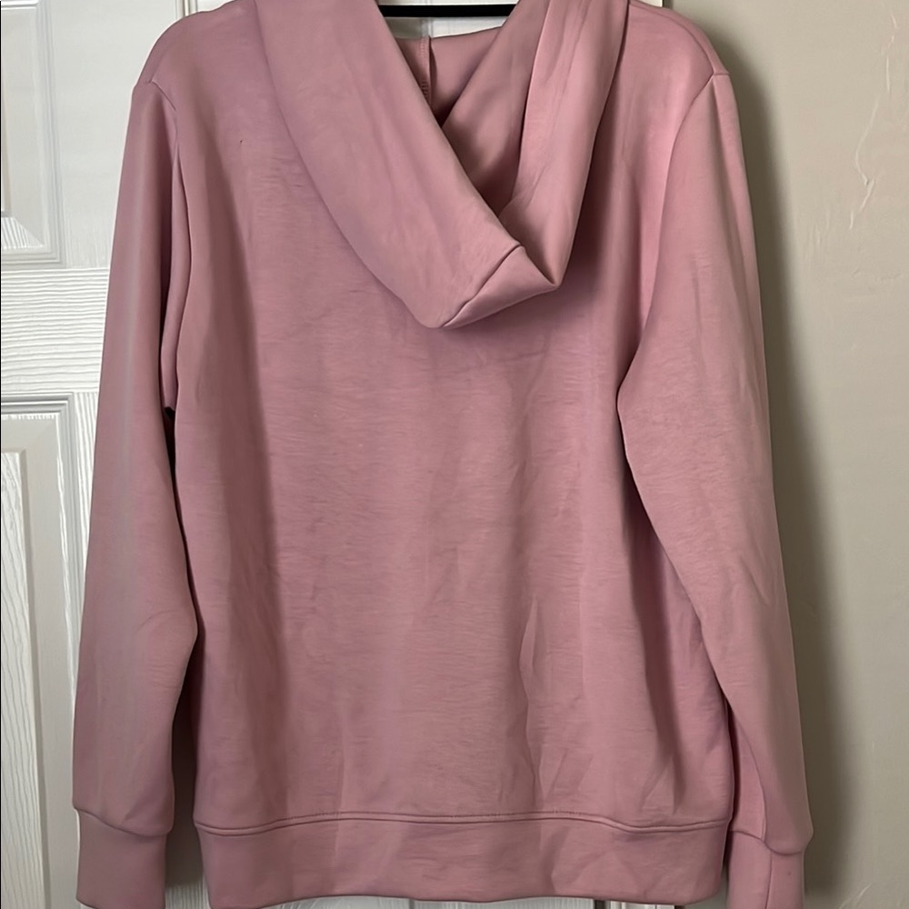 Bebe Sport Pink Hoodie with Silver Accents - Picture 5 of 5